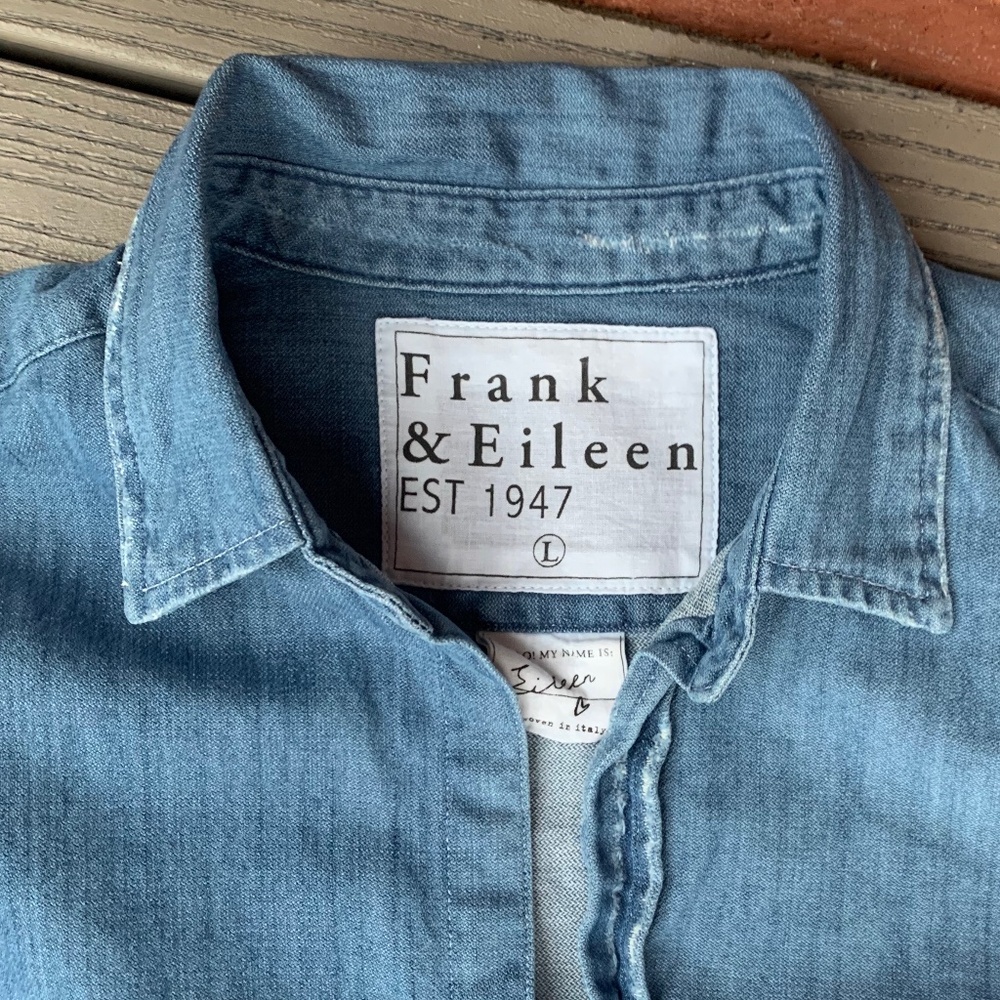 Frank & Eileen Eileen Relaxed Denim Button-Up Shirt - Picture 3 of 12
